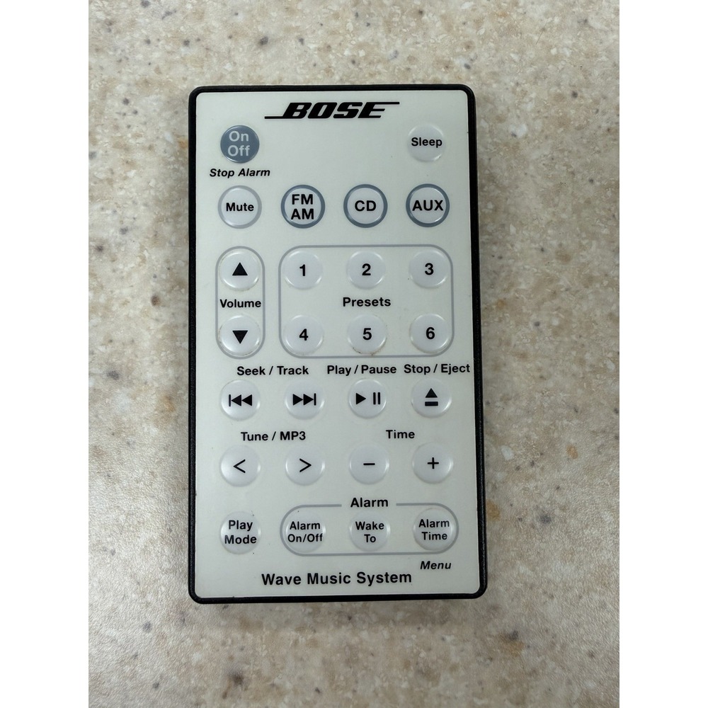 Original SZ-Bose wave radio II remote control for AWR1B1 AWR1B2 white
